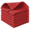 Toalla de Waffle de Algodón Absorbente Amazon Toalla Cuadrada de Gasa Toalla de Mano Limpieza Trapo Patrón Panal Toalla de Cocina