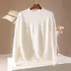 Nueva Prenda de Lana Cachemir Otoño/Invierno 2026 con Dobladillo Enrollado y Cuello Semi Alto, Suéter sin Mangas de Lana Cepillada