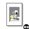 Pintura Decorativa Moderna Estilo Bauhaus Abstracto Blanco y Negro Moda Hotel Apartamento Pintura Colgante Pintura en Lienzo Transfronteriza Pintura Enmarcada