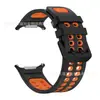 Adecuado para Samsung Watch Ultra2 modelo oficial correa de silicona bicolor océano pulsera deportiva ultra