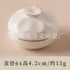 Tarro de cerámica de alta calidad, nuevo, con diseño de trébol de cuatro hojas de la suerte, que contiene bálsamo de perfume sólido de estilo chino tradicional, un producto cultural y creativo popular para zonas escénicas