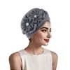 2025 nuevas explosiones moda europea y americana sombrero de India gorro baotou de dos flores desordenadas gorro pullover con taladro caliente