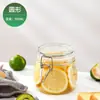 Pote de Vidro com Tampa Atacado Cozinha Grau Alimentício Garrafa de Armazenamento Pote Selado Transparente Pote de Armazenamento Pote para Armazenamento de Grãos Grossos