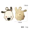 Colgantes de esmalte de la linda serie Sanrio oso de dibujos animados, My Melody, perro Pacha accesorio DIY colgantes pequeños