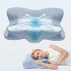 Almohada Amazon Rebote Lento Forma de Mariposa Núcleo de Espuma Viscoelástica Almohada para el Cuello Almohada para Dormir de Lado Ayuda para Dormir de Adultos Almohada Cervical