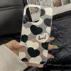 Love Apple 15Plus Phone Case iPhone13 Branco Transparência 11 Silicone 14promax Fosco 12 All-Covering Resistente a Quedas