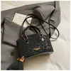 Bolso de Moda Transfronterizo Estampado de Leopardo para Mujer 2025 Otoño e Invierno Nuevo Versátil Nicho Bolso de Hombro Cruzado Portátil Bolso Cubo