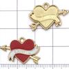 Venta Caliente Transfronteriza Serie de San Valentín Aleación con Goteo de Aceite Mixta 50 Colgantes Accesorios para Pulsera Collar DIY
