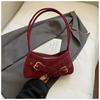 Bolso de Moda Casual Gran Capacidad para Mujer Bolso de Hombro Estilo Retro Moderno Bolso de Hombro para el Trabajo en la Axila Comercio Exterior Transfronterizo