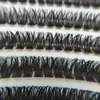 Pestañas Postizas Europeas y Americanas Segmentadas Transfronterizas, 10 Filas, 80 Piezas, para Venta al por Mayor de Comercio Exterior, Look Ahumado, Rizadas, Espesas y Naturales