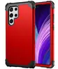 Capa protetora de celular de silicone três em um para PC Samsung S23Plus S23 Ultra à prova de quedas e choques