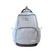 Mochila para mujer muy elegante de estilo coreano con estampado de lunares y cuadros, gran capacidad, ligera, casual, mochila de nicho para escuela secundaria