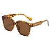 2023 Nuevo Celebrante Cibernético Liso Parasol Gafas de Sol de Montura Generosa Moda Estilo Coreano Caperucita Roja Libro Exterior Gafas de Sol de Moda