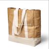Fábrica de Personalização de Bolsa de Mão de Papel Dupont de PVC Transfronteiriça, Sacola de Compras de Papel Dupont Transparente, Bolsa de Praia de Papel Kraft