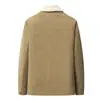 Chaqueta de Plumón para Hombre Otoño/Invierno 2026 Cuello Solapa Estilo Ropa de Trabajo Relleno 90% Plumón de Pato Blanco Abrigo Cálido Casual de Negocios para Jóvenes
