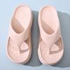 Novas Chinelas Eva Primavera 2025 para Mulheres, Simples, Modernas e Versáteis, Sandálias de Praia de Verão que Aumentam a Altura e Engrossam
