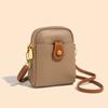 2025 Nueva Moda Bolso Pequeño Diagonal para Mujer Primera Capa Piel de Vaca Monedero Piel de Vaca Bolso de Hombro Nicho Bolso para Mujer Venta al Mayoreo
