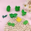Molde de plástico para prensar hojas de arce, 4 unidades, para fondant, galletas, repostería casera, decoración de pasteles