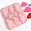 Mais de 8 nuvens, grandes e pequenas, forma de bolo de silicone, forma de chocolate, sabonete artesanal, DIY, ferramentas criativas para assar