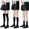 Calcetines calcetines de pantorrilla para mujer tubo largo verano finos absorbentes de sudor medias de terciopelo hasta la rodilla jk calcetines de felpa japoneses venta al por mayor