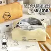 Estuche vertical para lápices de estudiante estilo japonés, Bolsa simple de papel Dupont para lápices, Caja de lápices de gran capacidad con impresiones personalizables