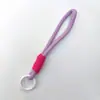 Lanyard para Teléfono Trenzado con Nudos de Nuevo Color 2026, Llavero Creativo de Cuerda Tejida Corta, Correa Desmontable Anti-Pérdida