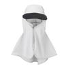 Gorra de primavera y verano transpirable protectora a prueba de insectos Sombrero tipo capa sombrero de pesca para exteriores ala ancha sombrero con visera protector solar