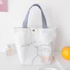 Bolsa Pequeña de Oso de Dibujos Animados Linda para Mujer, Pequeña, Fresca, Ligera, Gran Capacidad, Bolsa de Almuerzo, Bolso de Mano Moderno y Duradero