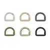 Hebilla D de 6 puntos ancho interior 19 mm anillo de resorte de apertura conexión hebilla accesorios de hardware para equipaje hebilla de hombro tipo D venta al por mayor