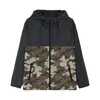 Cortavientos Camuflaje Bloque de Color con Cremallera Completa para Hombres y Mujeres al Aire Libre Ropa de Trabajo Personalizada Uniforme de Grupo Uniforme de Clase Estampado Patrón de Logo