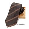 Lino Algodón Marrón Amarillo Rojo Oscuro Mate Retro Marrón Casual Estilo Británico Japonés 7cm Corbata Nicho