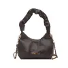 Bolsa de Moda Otoño 2025 Tendencia Bolso de Mano Simple Casual Tipo Dumpling Nicho Versátil para Viajes y Uso Diario Bolso Cruzado