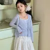 Conjunto de Verano para Niñas Little Red Fish 2026 Nuevo Estilo para Niñas Mayores, Chaqueta Ligera de Verano Protectora del Sol, Camisola, Conjunto para Padres e Hijos
