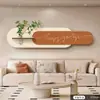 Pintura decorativa de sala de estar estilo creme, arte de parede com arranjo de plantas verdes hidropônicas minimalista moderno, pintura de parede de fundo para sofá de alta qualidade