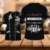 AliExpress transfronteiriço camiseta masculina de manga curta personalidade chef restaurante impressão 3D casual solta manga curta venda direta da fábrica