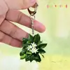 Chaveiro de Folha de Toranja Pingente de Mochila em Acrílico para Afastar o Mau Olhado, Ornamento de Presente Criativo Único para Amigos