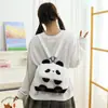 Bolsa de Felpa de Panda para Mujer 2026 Modelo Nuevo Bolso de Hombro Cruzado Mochila de Peluche Bolsa de Dibujos Animados Linda