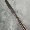Exportado a Canadá Set de 5 Piezas de Cuchillo, Tenedor, Cuchara, Cucharita, Tenedor de Postre de Acero Inoxidable Cuchara de Comedor Acabado Arena Cuchara para el Hogar