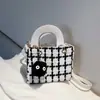 2025 Nueva Moda Coreana Bolso Cruzado Retro de Mujer, Bolso de Hombro a Cuadros de Moda, Bolso Casual Elegante para Mujer