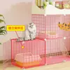 Gaiola de gato casa interna espaço super grande cerca de gato pequena Villa espaço grande Não-vaso sanitário integrado