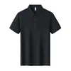 Camisas Polo de Alta Gama para Hombre y Mujer Verano 2026 Nuevo Estilo Sencillas y Versátiles Camisetas Casual de Negocios de Manga Corta de Seda de Hielo con Cuello