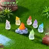 Nuevo producto transfronterizo: Figuras de enanos de Pascua que brillan en la oscuridad, accesorios decorativos DIY para jardinería y paisajismo, adornos para paisajes en miniatura