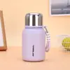 Nueva taza termo compacta de acero inoxidable 316, pequeña y exquisita, con asa, taza de bolsillo mini, taza de agua portátil