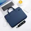 Bolsa Grossa para Laptop de Negócios 13 polegadas Bolsa de Mão Unissex Pasta para Notebook 15,6 Polegadas Bolsa Transversal Presente Logo