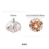 Aretes de Titanio G23 Chapados en Platino para Hélice Auricular Aretes de Titanio Chapados al Vacío en Oro Blanco Joyería para Piercing Corporal con Zirconia 5A