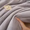 2026 Nueva Colcha de Vellón de Leche Colcha de Invierno Engrosada Cálida de Invierno Colcha de Algodón Dormitorio de Estudiante Colcha Individual Núcleo Ropa de Cama