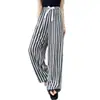 Nuevos Pantalones Anchos de Algodón Clásico con Estampado Floral Dorado para Mujer, Pantalones Largos Casuales Rectos Sueltos y Delgados, Cintura Alta con Caída, Tres Tallas