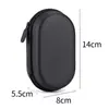 Caixa de Embalagem Multifuncional para Fones de Ouvido de Eva, Estojo para Fones de Ouvido Bluetooth, Bolsa de Armazenamento para Cabo de Dados e Carregador, Bolsa com Zíper para Moedas