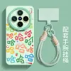 Corda Curta Trançada de Nylon Adequada para Capa de Celular Vivox200Promini Silicone Tudo Incluído Novo X200S Japonês e Coreano