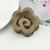 Amazon Design Pin de Clip Retro Estéreo Flor Rosa para Mujer Ankora Rojo Color Gelatina Pinza para el Cabello Pinza Pequeña de Tiburón
